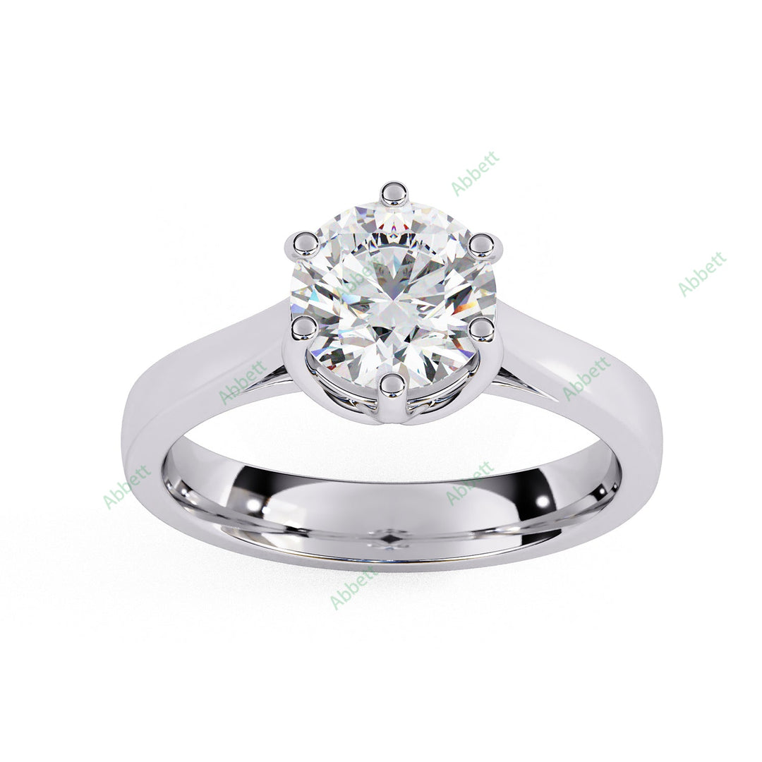 Hidden Accent Engagement Ring ENHI1065