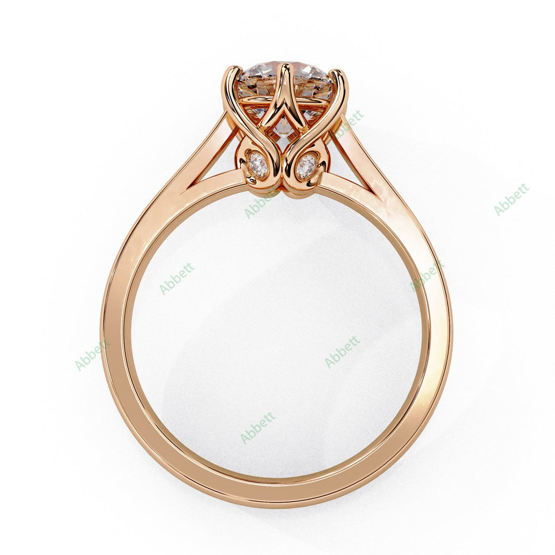 Hidden Accent Engagement Ring ENHI1065