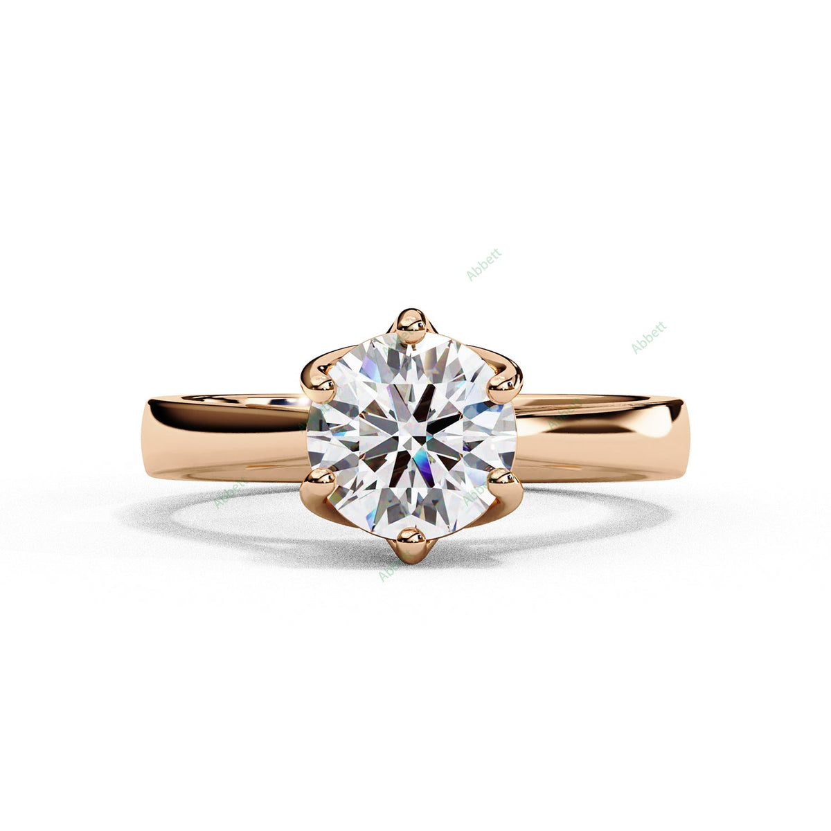 Hidden Accent Engagement Ring ENHI1065