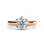 Load image into Gallery viewer, Hidden Accent Engagement Ring ENHI1065
