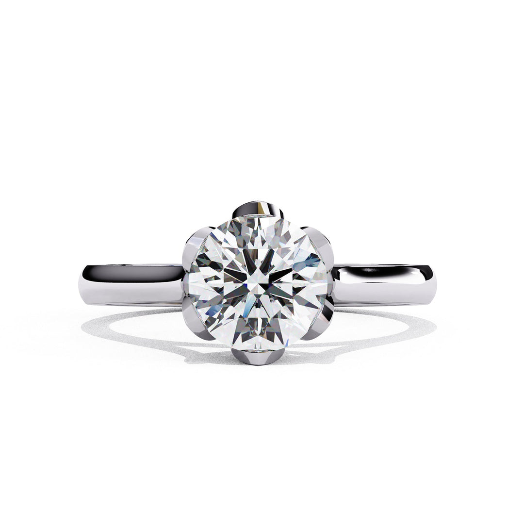 Hidden Accent Engagement Ring ENHI1066