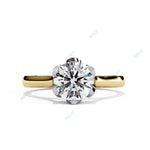 Load image into Gallery viewer, Hidden Accent Engagement Ring ENHI1066
