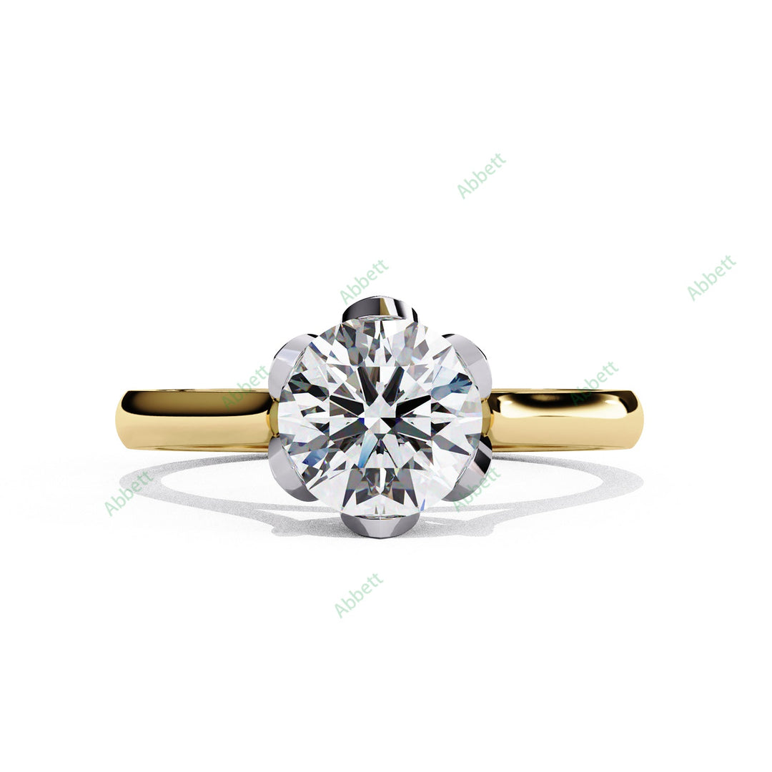 Hidden Accent Engagement Ring ENHI1066