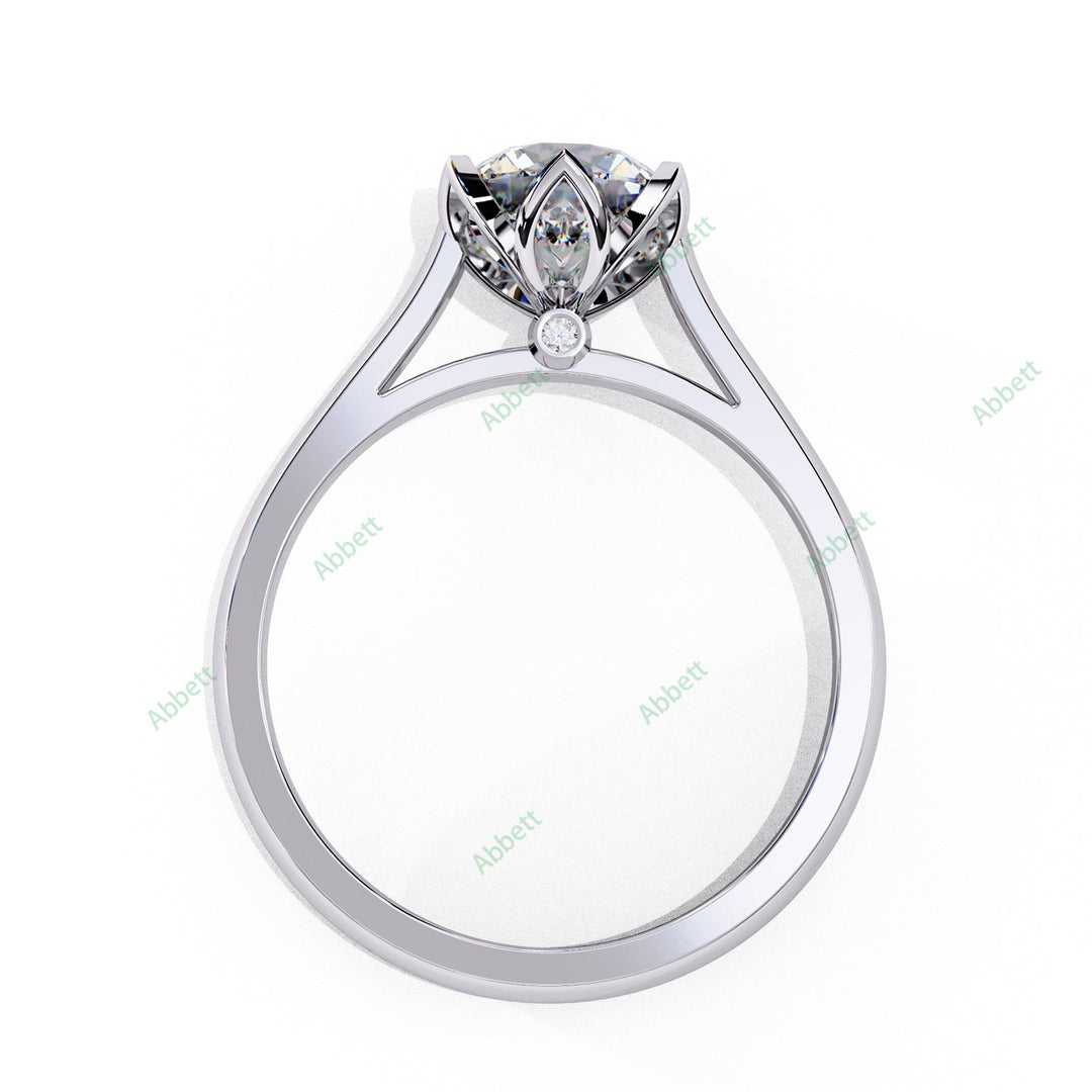 Hidden Accent Engagement Ring ENHI1066