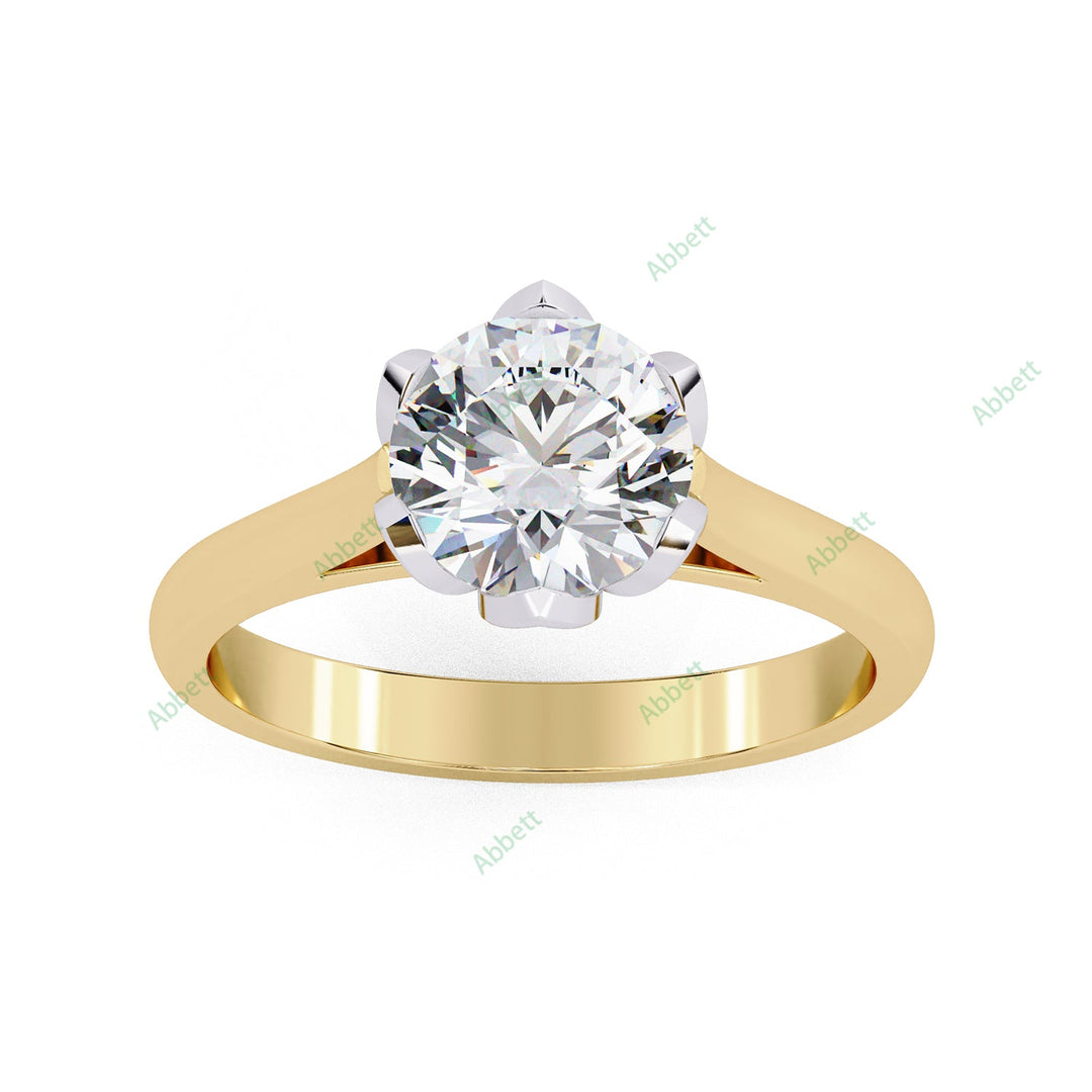 Hidden Accent Engagement Ring ENHI1066