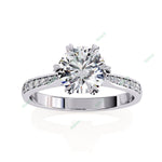 Load image into Gallery viewer, Hidden Halo Engagement Ring ENHI1068
