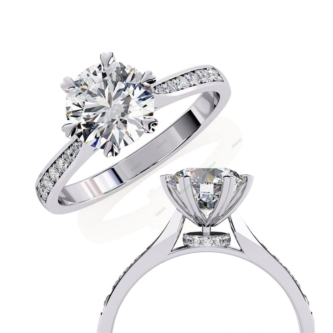 Hidden Halo Engagement Ring ENHI1068