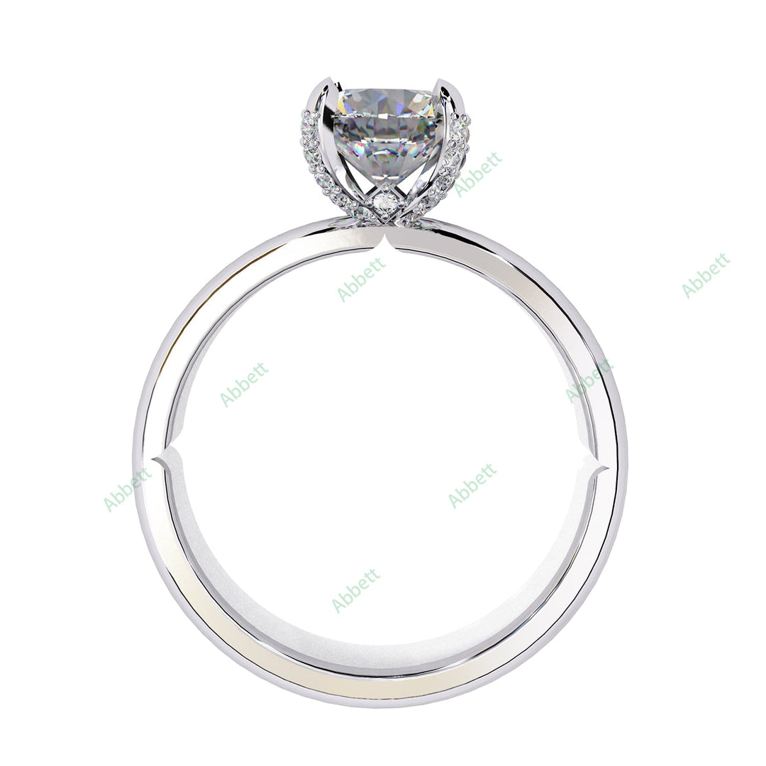 Hidden Accent Engagement Ring ENHI1072