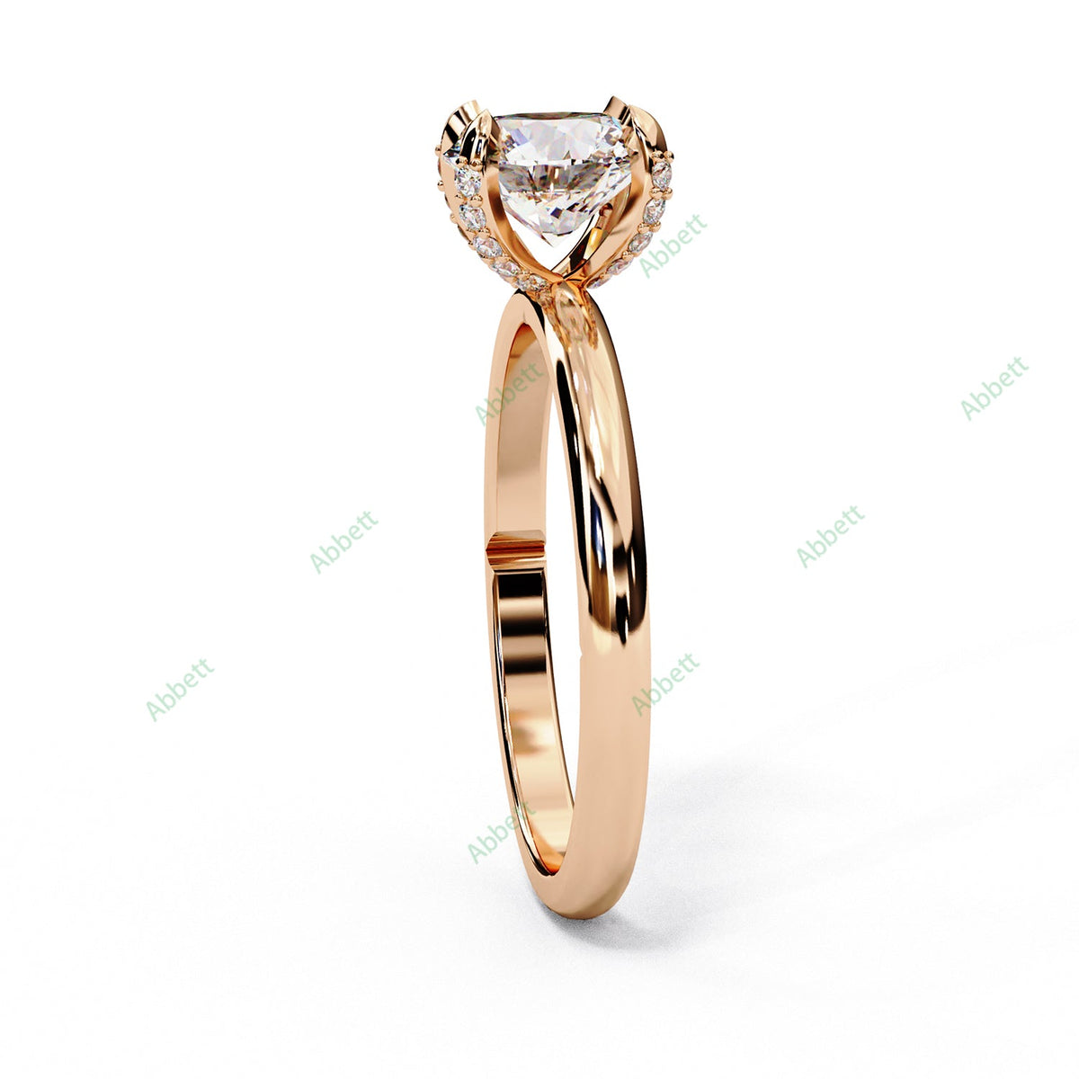 Hidden Accent Engagement Ring ENHI1072