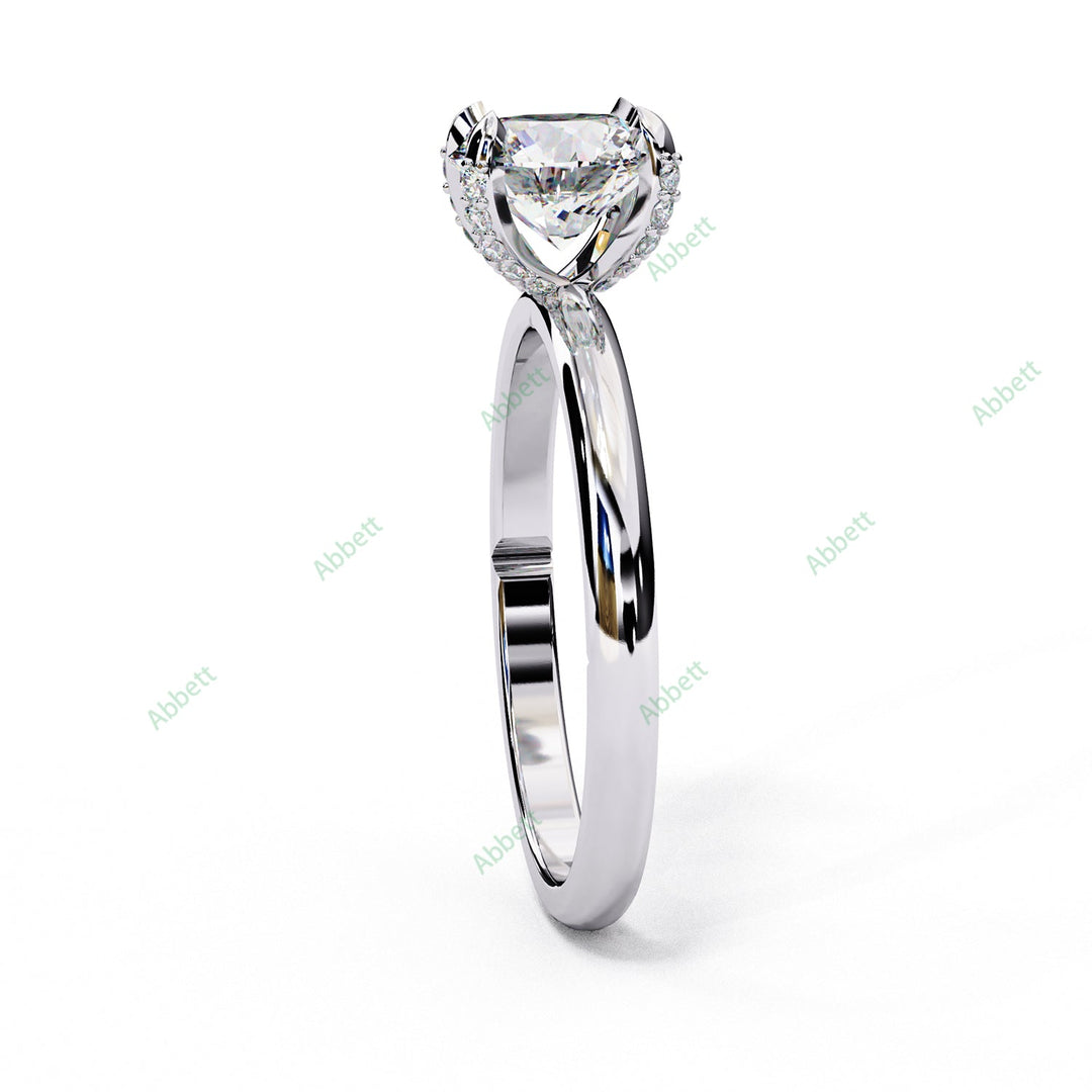 Hidden Accent Engagement Ring ENHI1072