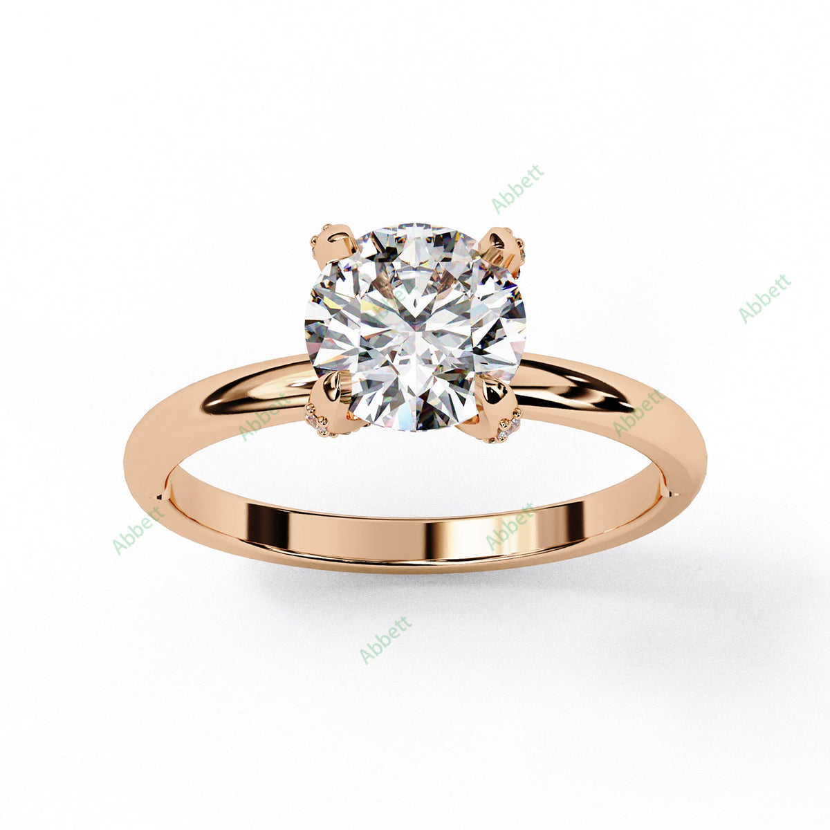 Hidden Accent Engagement Ring ENHI1072