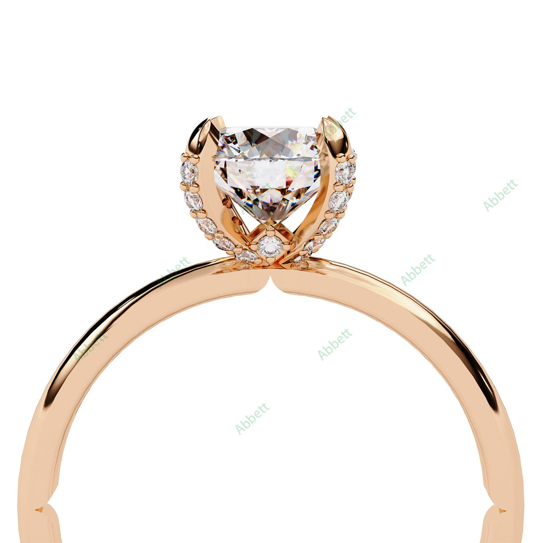 Hidden Accent Engagement Ring ENHI1072