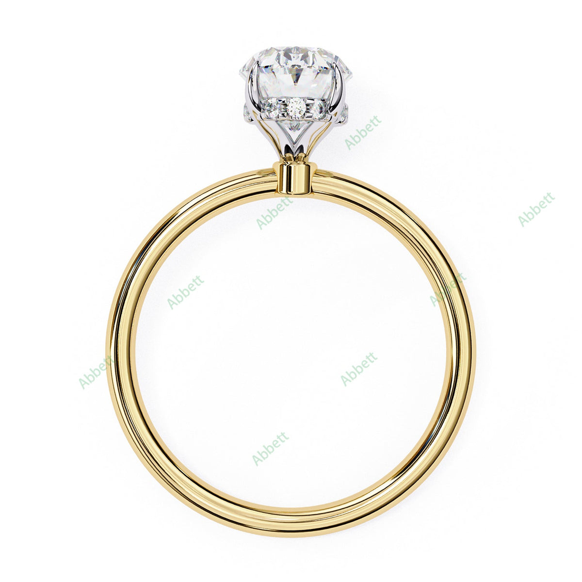 Hidden Halo Engagement Ring ENHI1075
