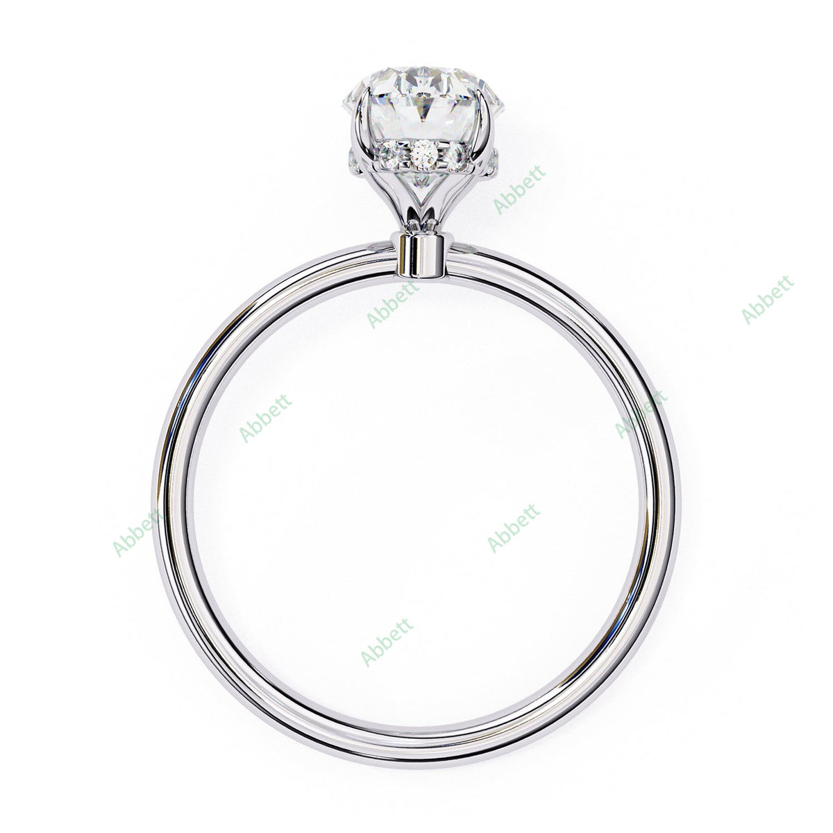 Hidden Halo Engagement Ring ENHI1075