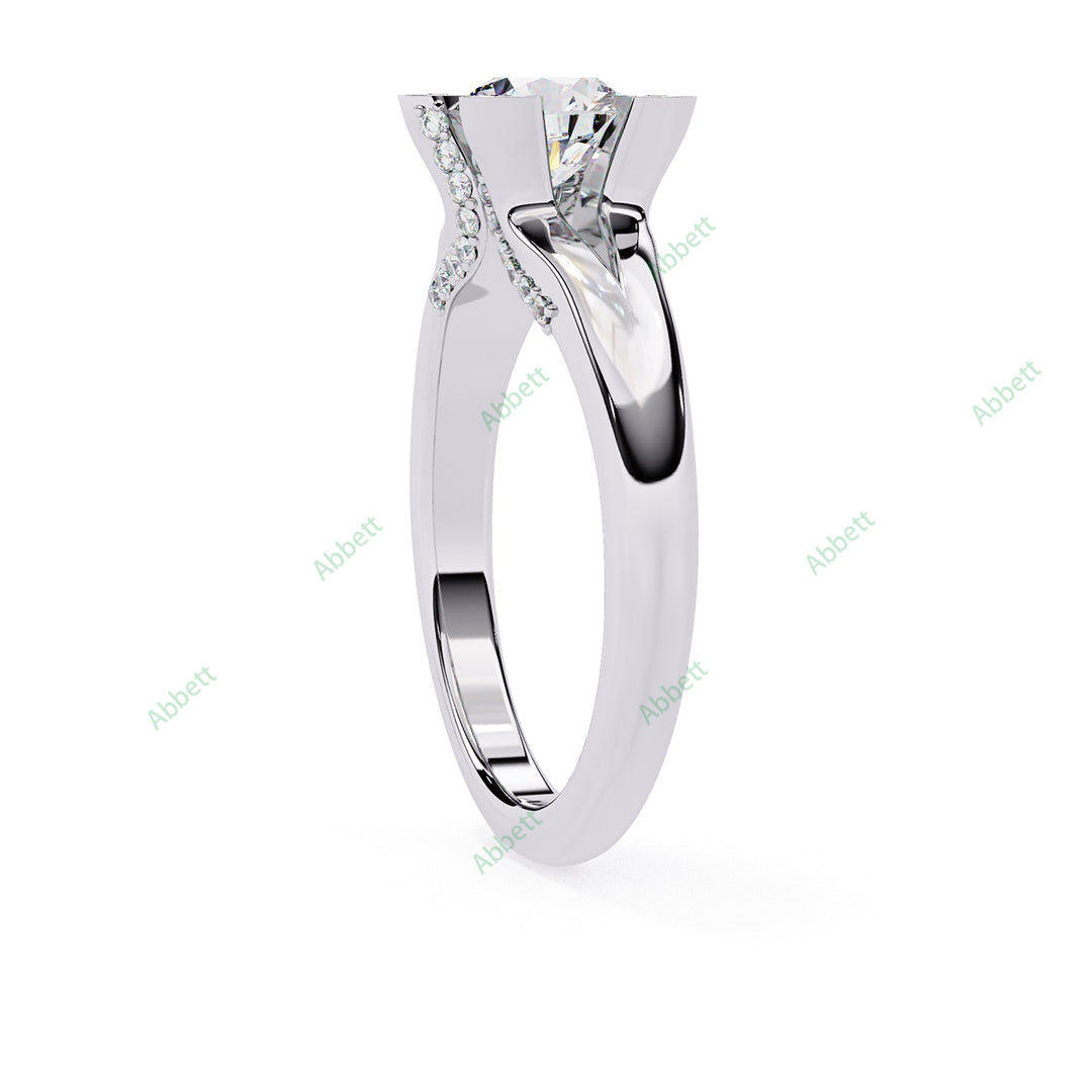 Hidden Halo Engagement Ring ENHI1080