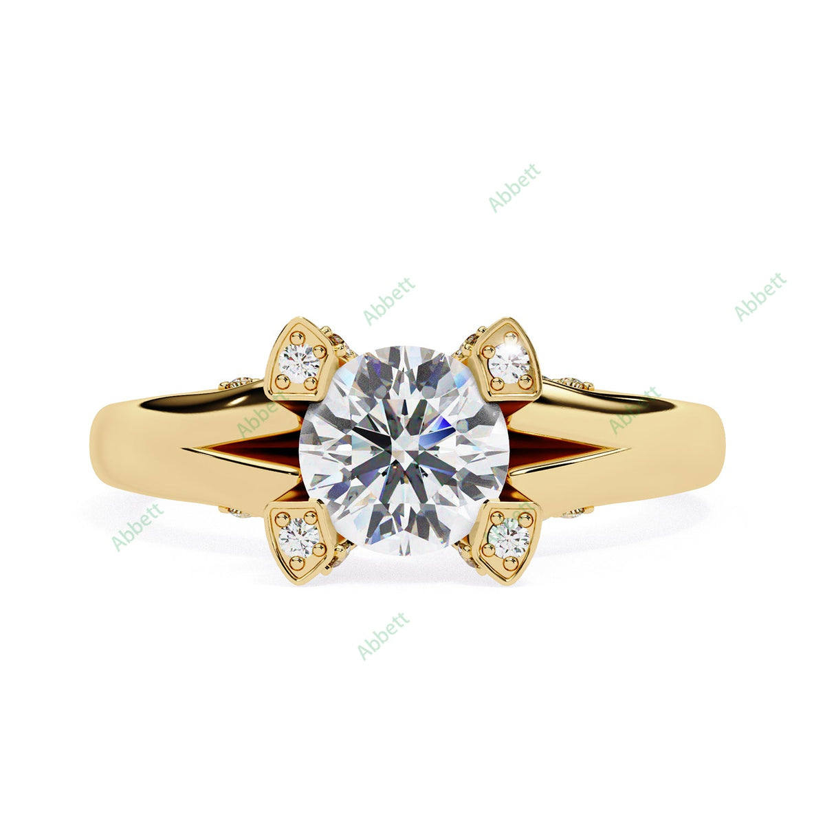 Hidden Halo Engagement Ring ENHI1080