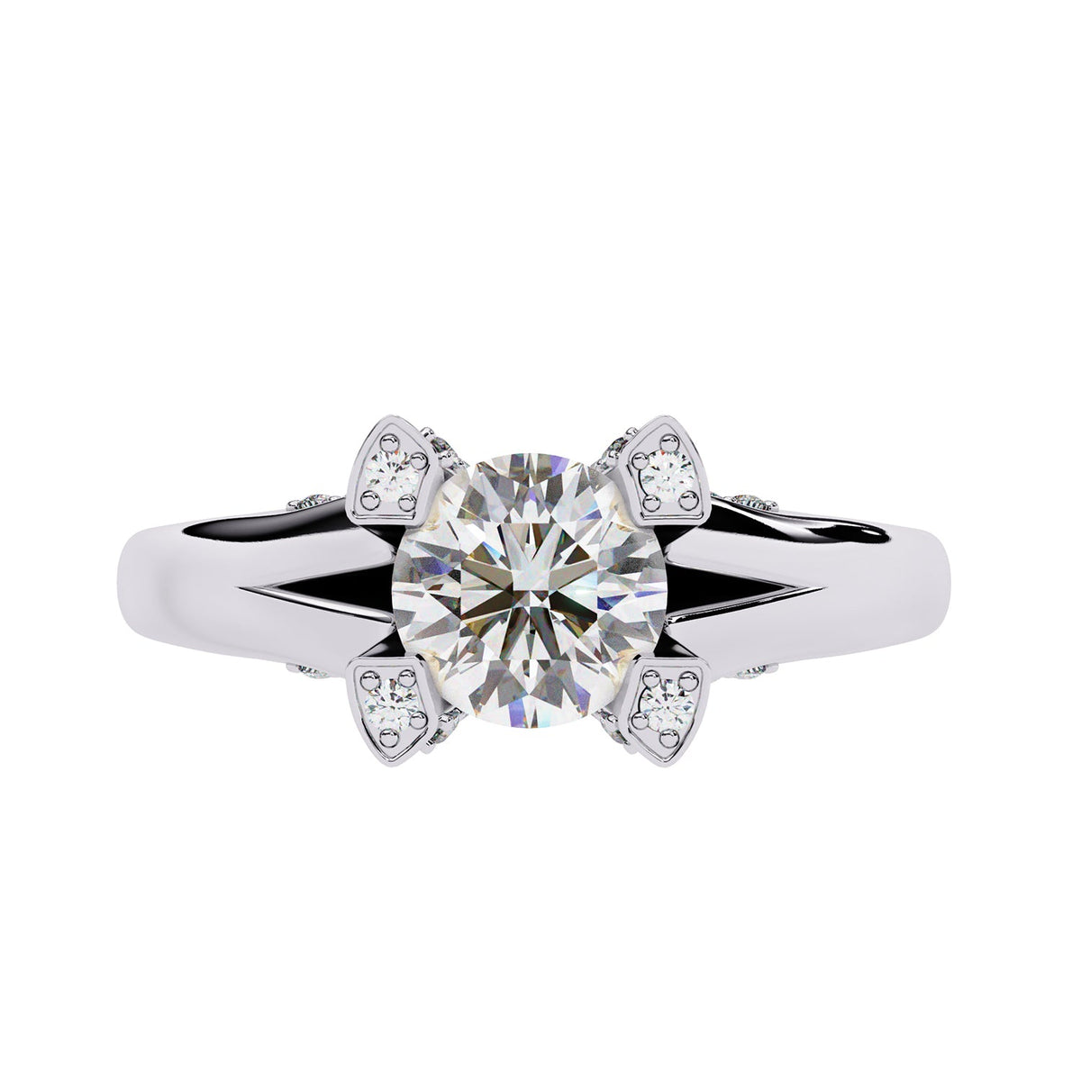 Hidden Halo Engagement Ring ENHI1080