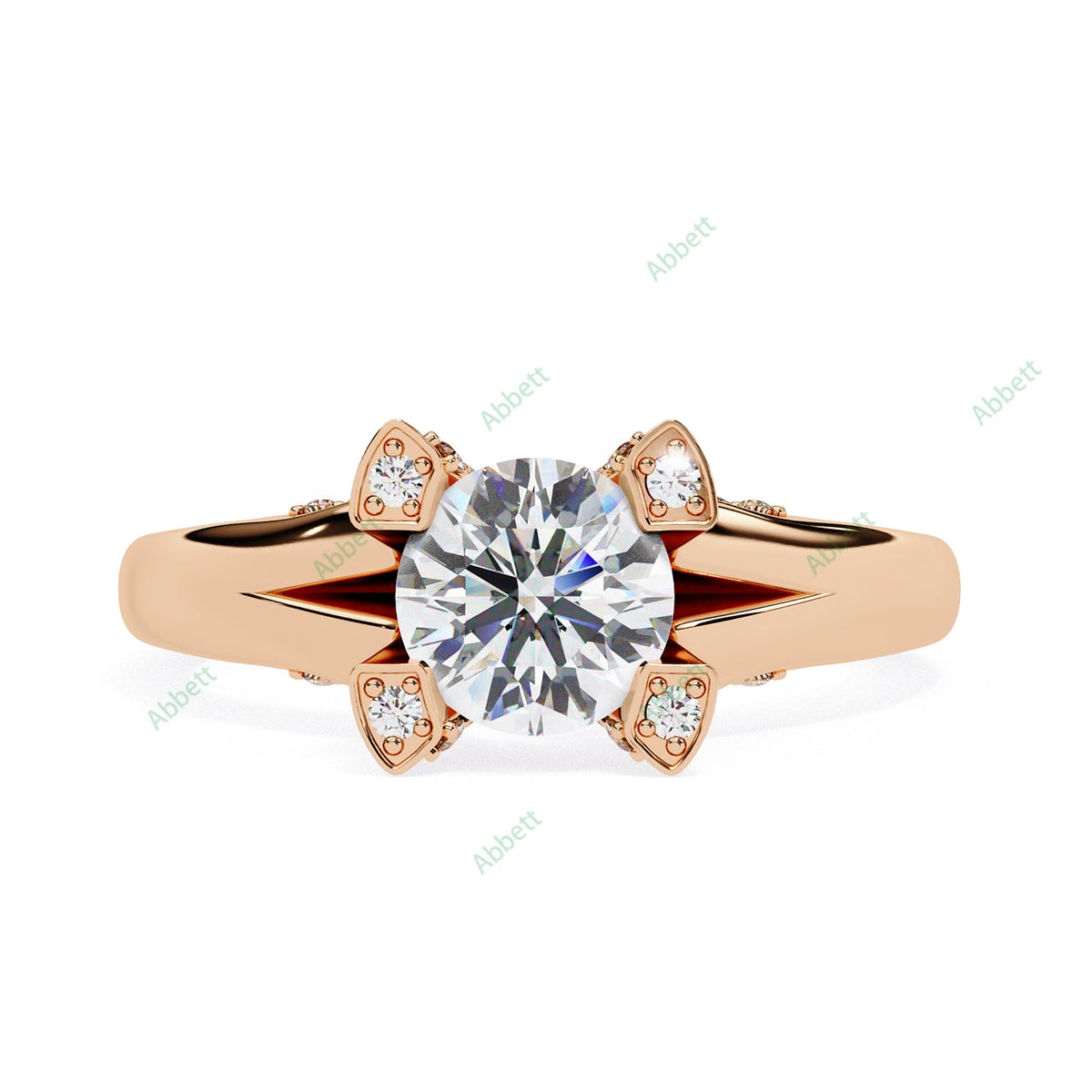 Hidden Halo Engagement Ring ENHI1080