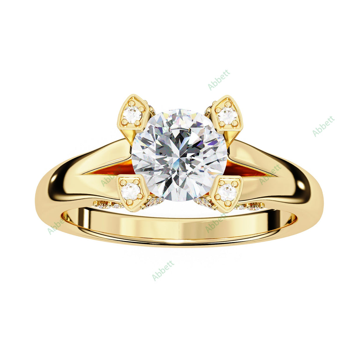Hidden Halo Engagement Ring ENHI1080