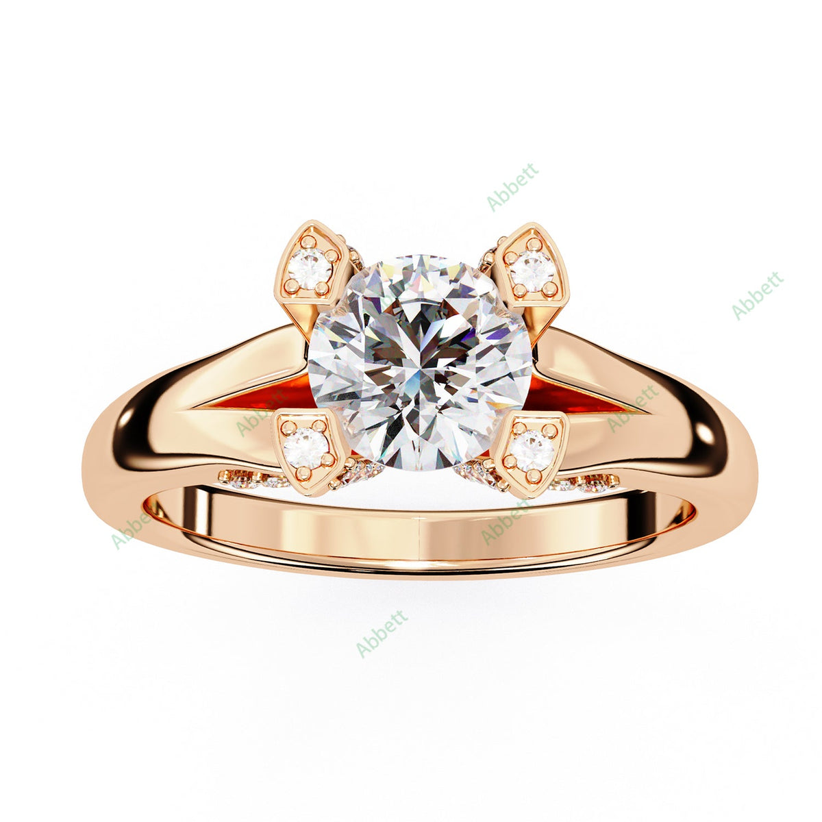 Hidden Halo Engagement Ring ENHI1080