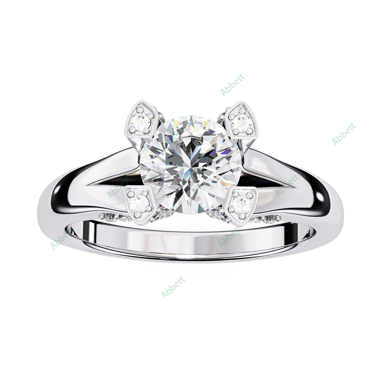 Hidden Halo Engagement Ring ENHI1080