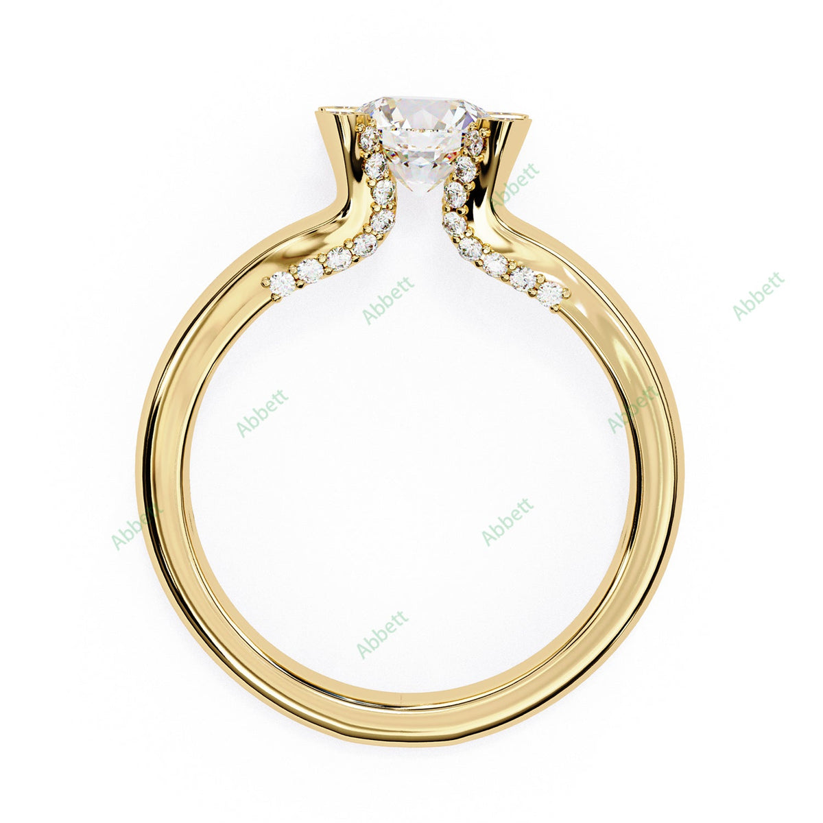 Hidden Halo Engagement Ring ENHI1080