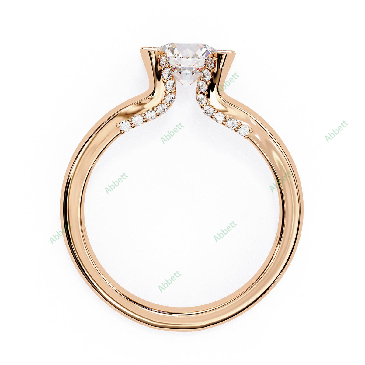 Hidden Halo Engagement Ring ENHI1080