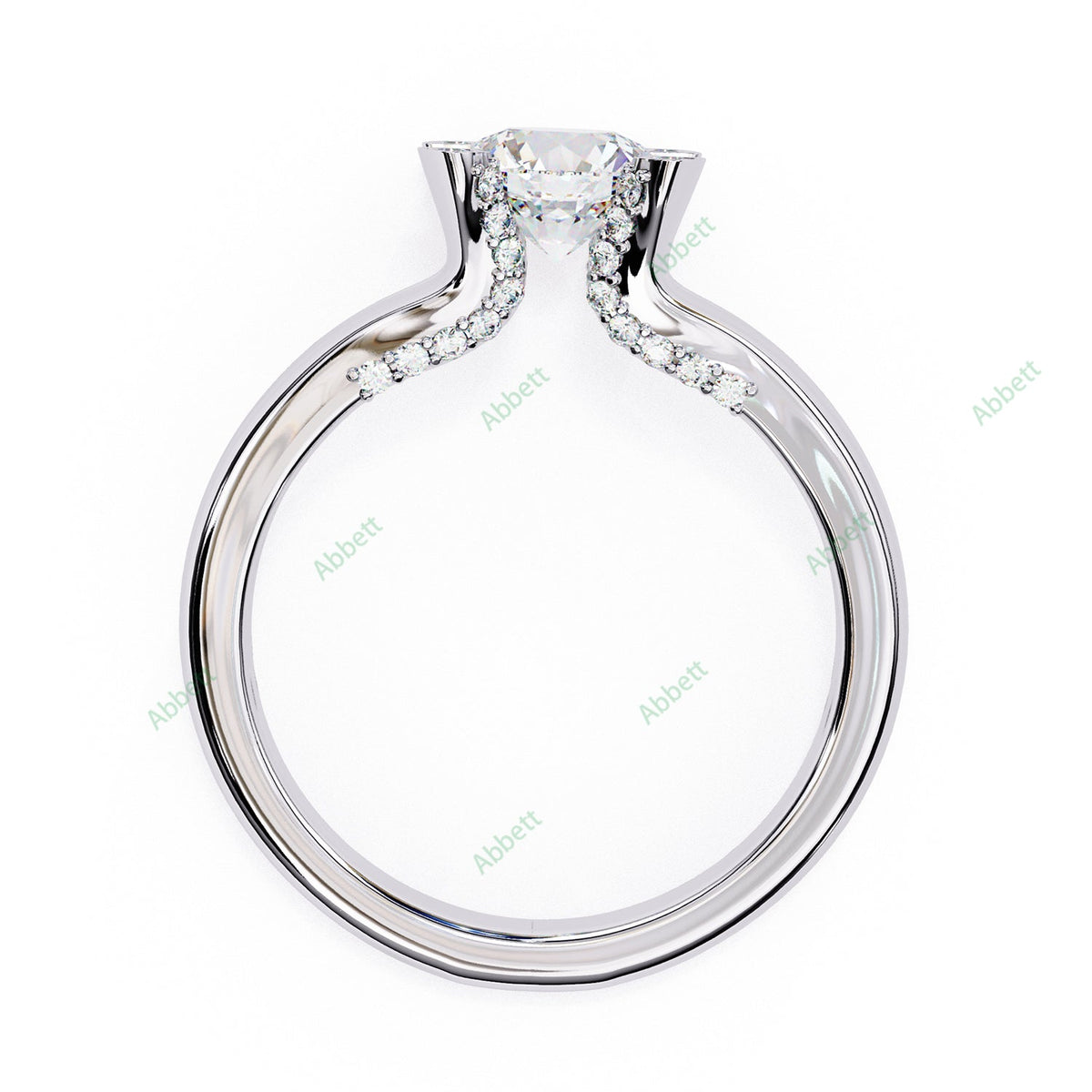 Hidden Halo Engagement Ring ENHI1080