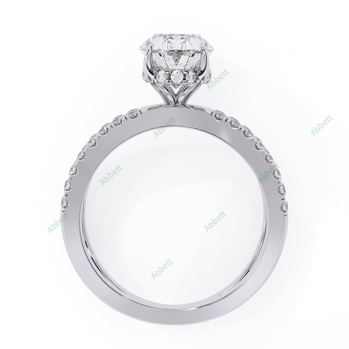 Hidden Halo Engagement Ring ENHI1084