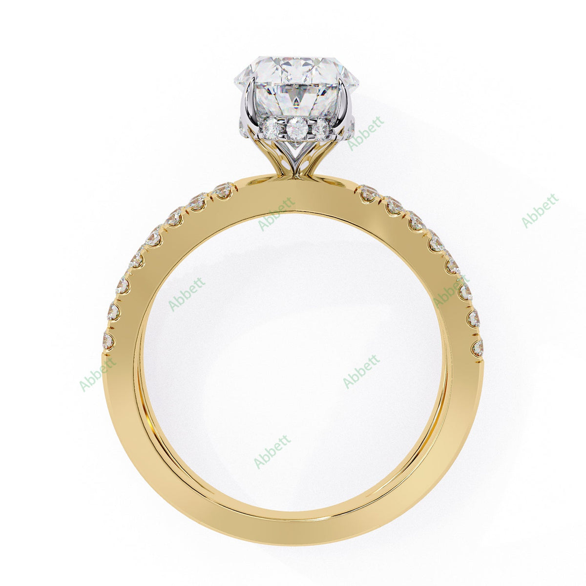 Hidden Halo Engagement Ring ENHI1084
