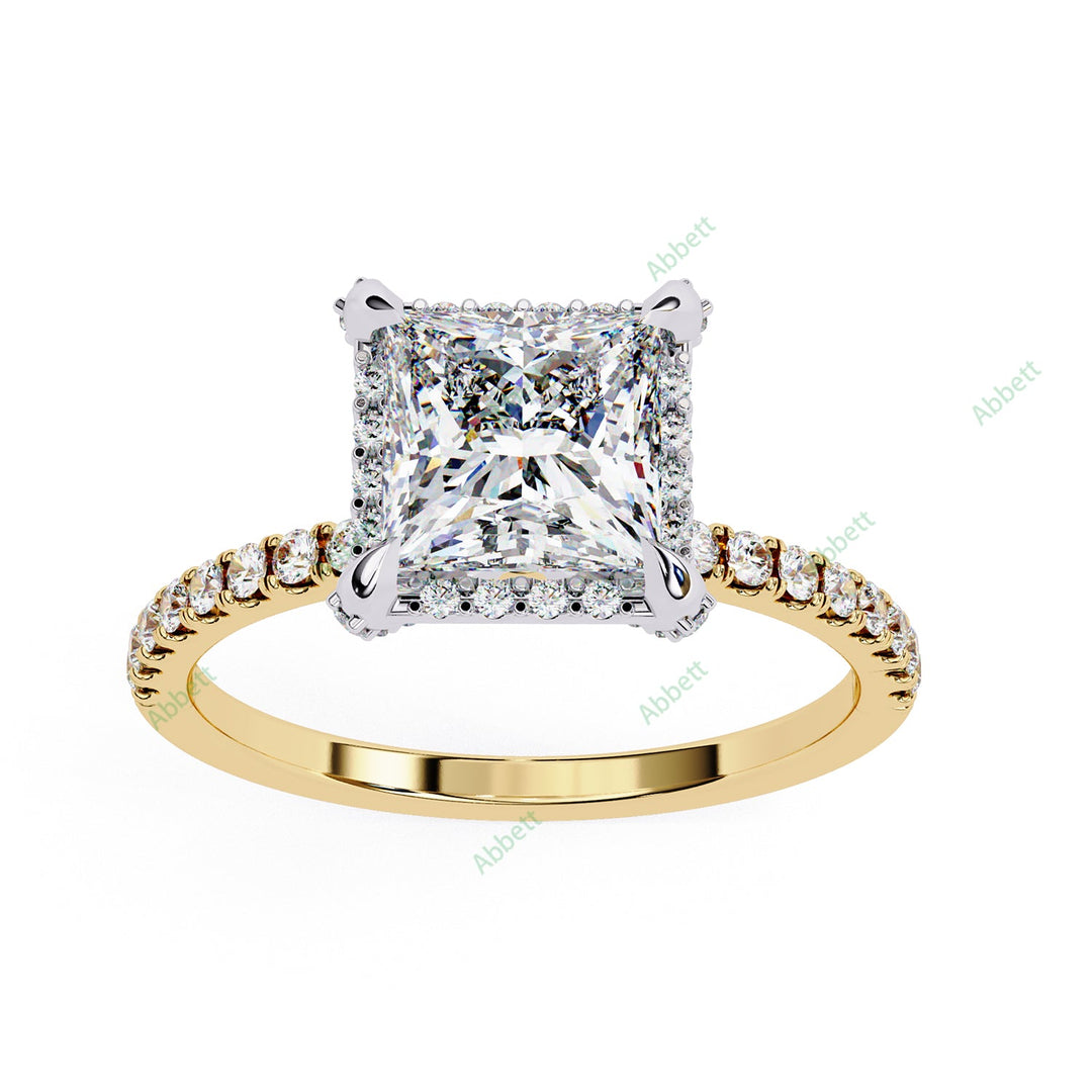 Hidden Accent Engagement Ring ENHI1088