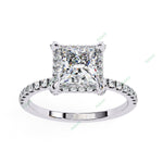 Load image into Gallery viewer, Hidden Accent Engagement Ring ENHI1088