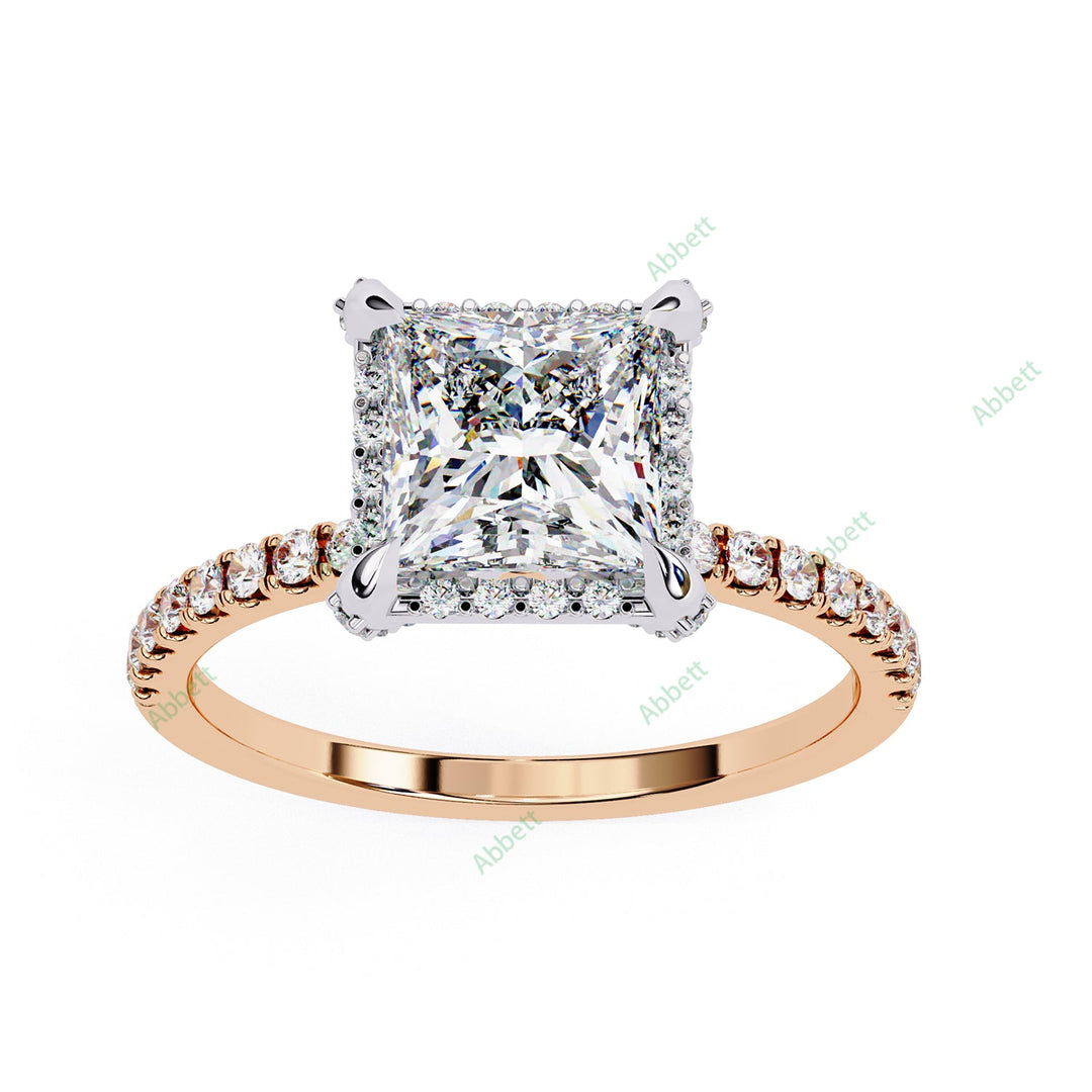 Hidden Accent Engagement Ring ENHI1088