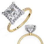 Load image into Gallery viewer, Hidden Accent Engagement Ring ENHI1088
