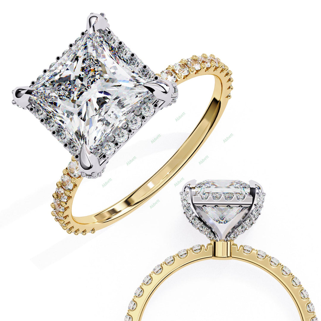 Hidden Accent Engagement Ring ENHI1088