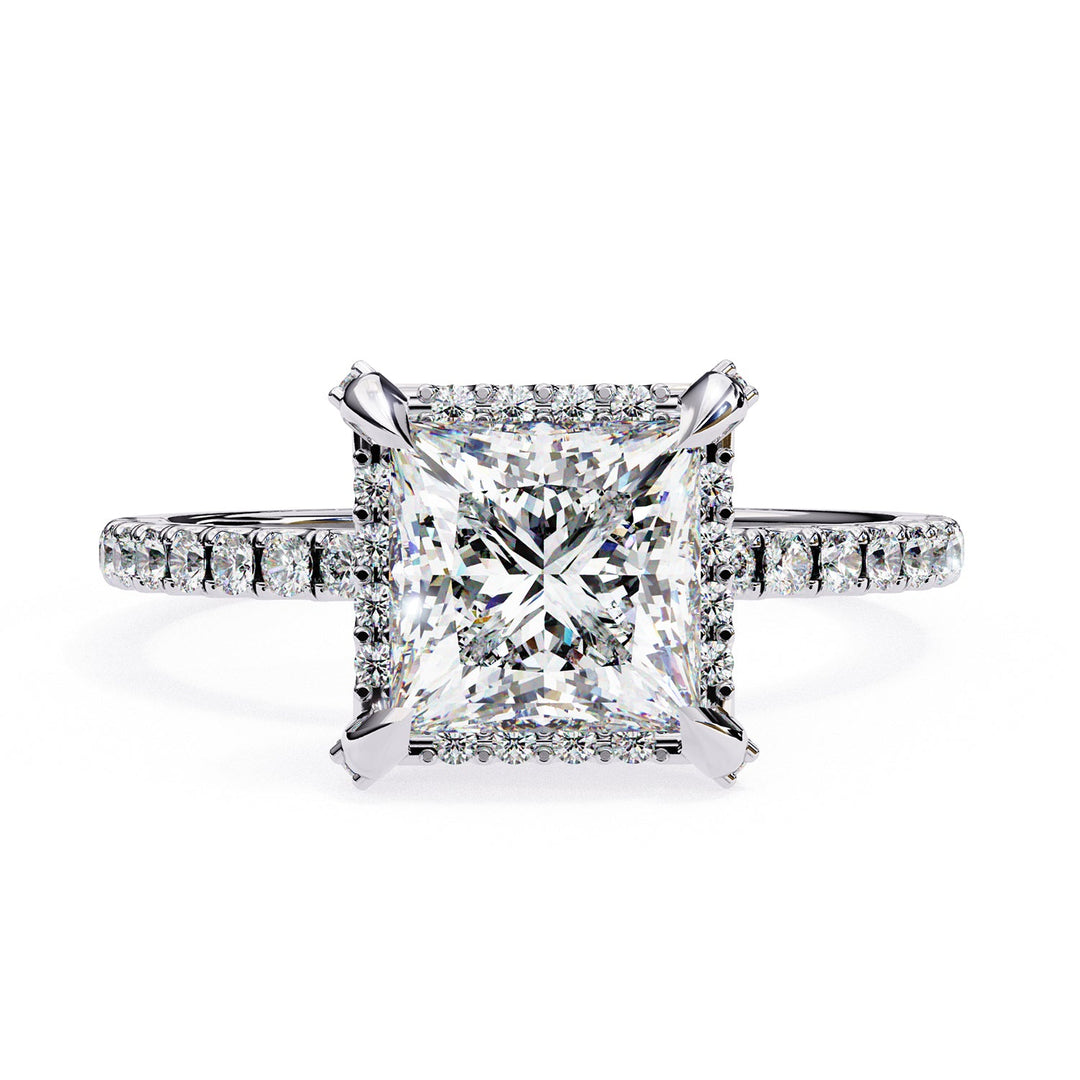 Hidden Accent Engagement Ring ENHI1088