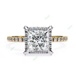 Load image into Gallery viewer, Hidden Accent Engagement Ring ENHI1088
