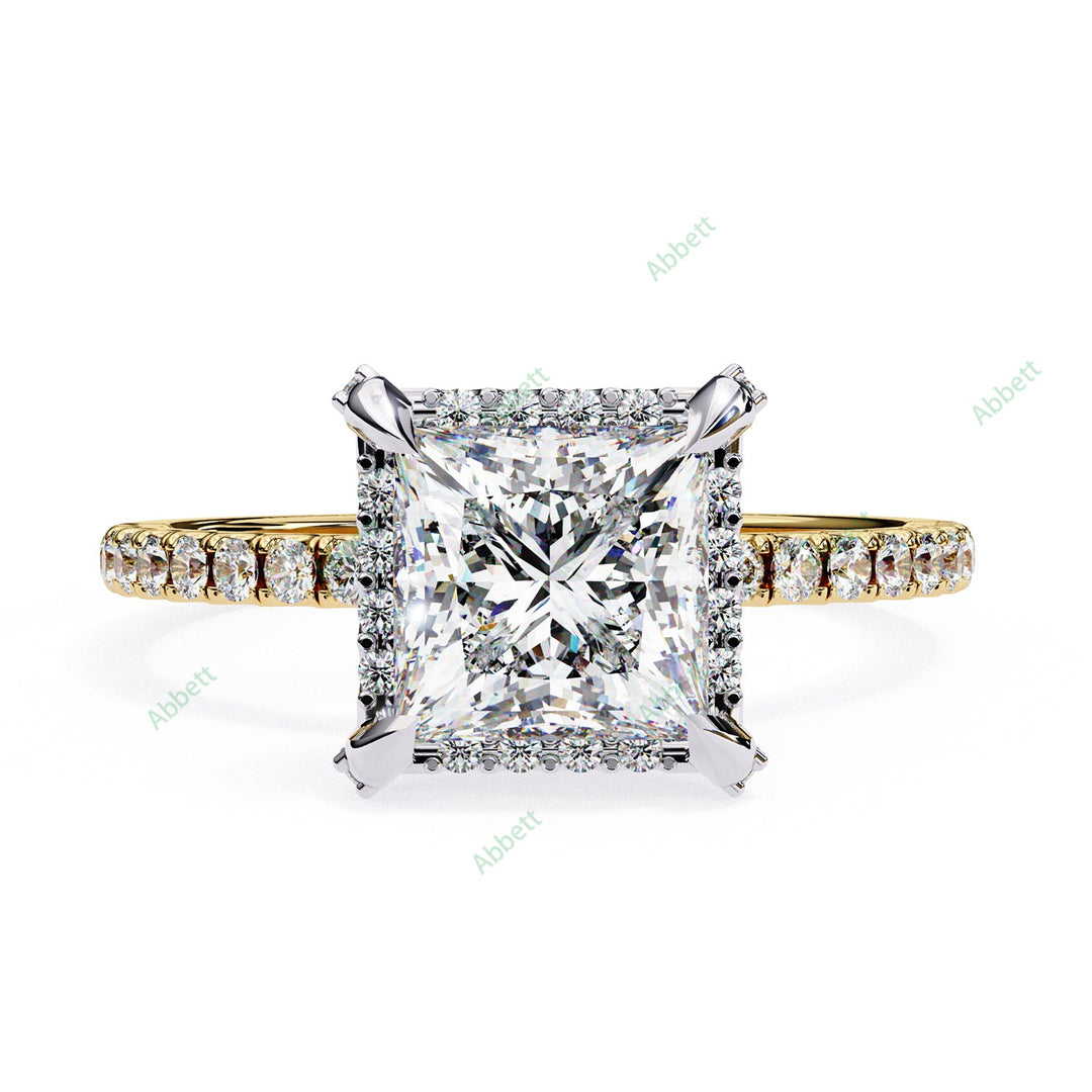Hidden Accent Engagement Ring ENHI1088