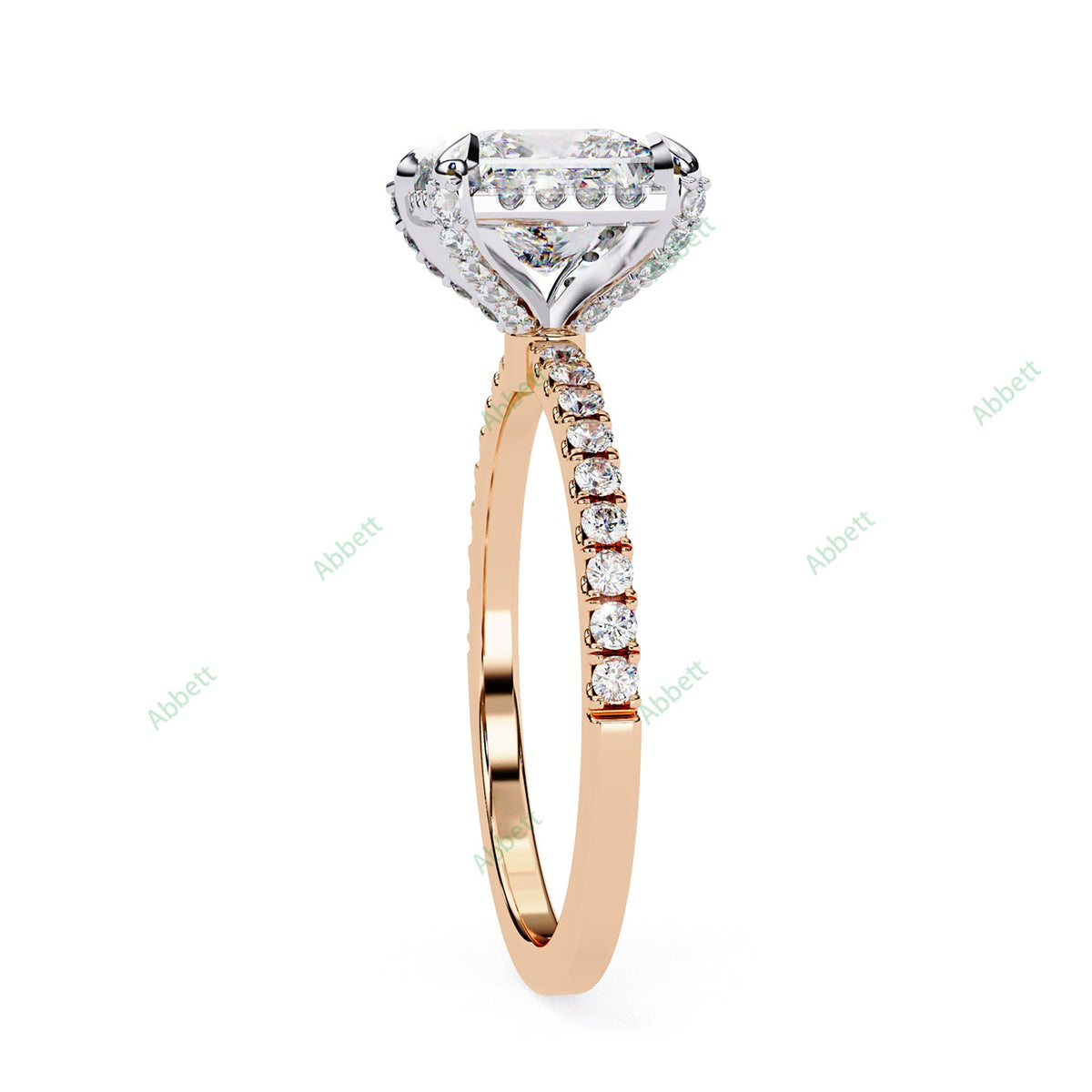 Hidden Accent Engagement Ring ENHI1088