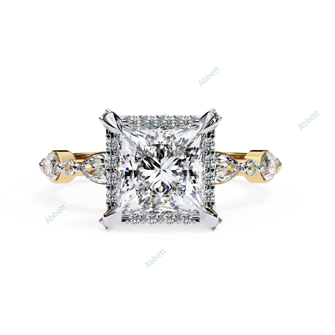 Hidden Accent Engagement Ring ENHI1089
