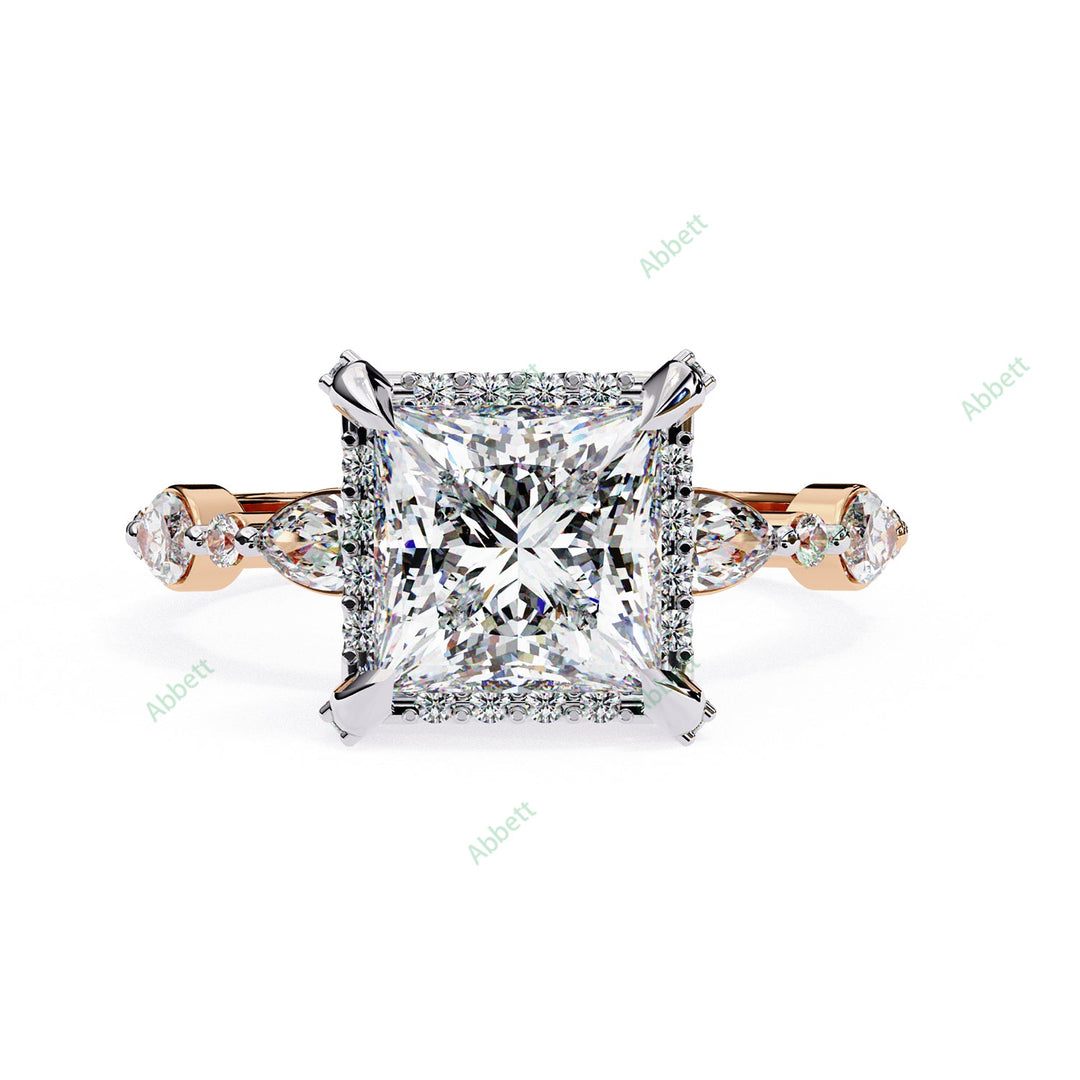 Hidden Accent Engagement Ring ENHI1089