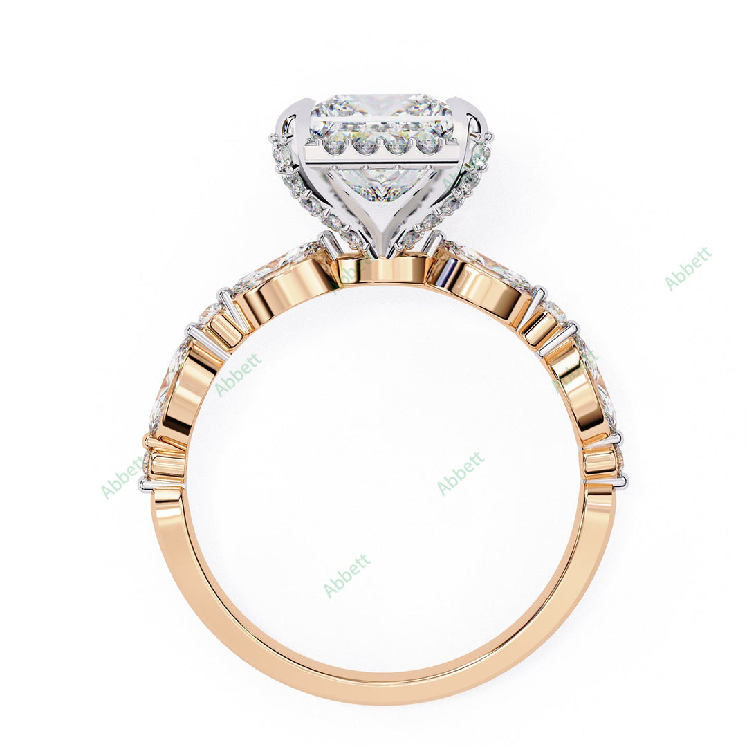 Hidden Accent Engagement Ring ENHI1089