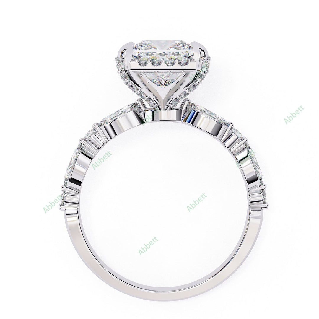 Hidden Accent Engagement Ring ENHI1089