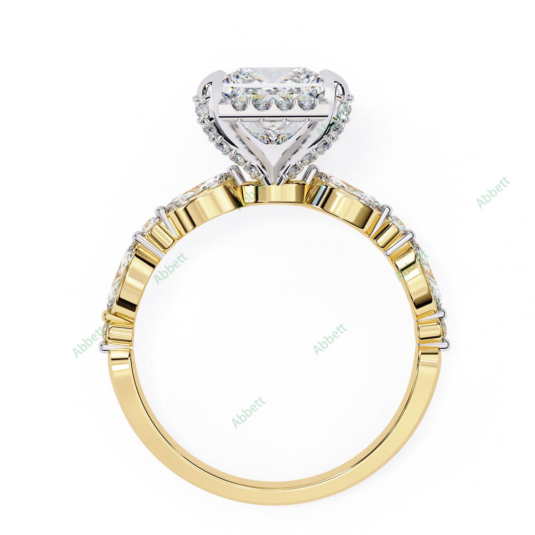 Hidden Accent Engagement Ring ENHI1089