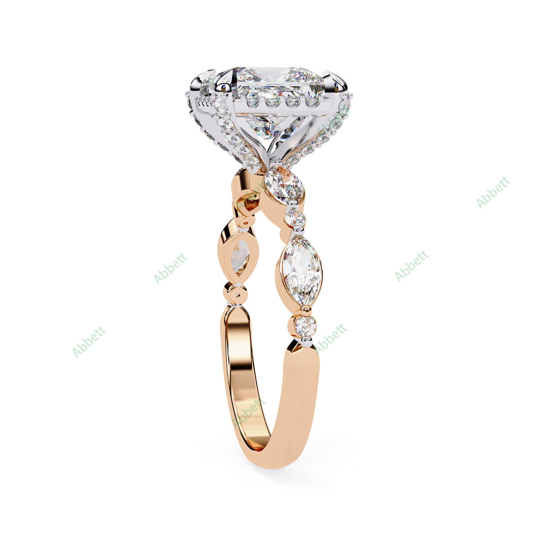 Hidden Accent Engagement Ring ENHI1089