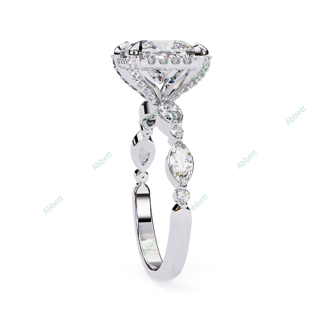 Hidden Accent Engagement Ring ENHI1089