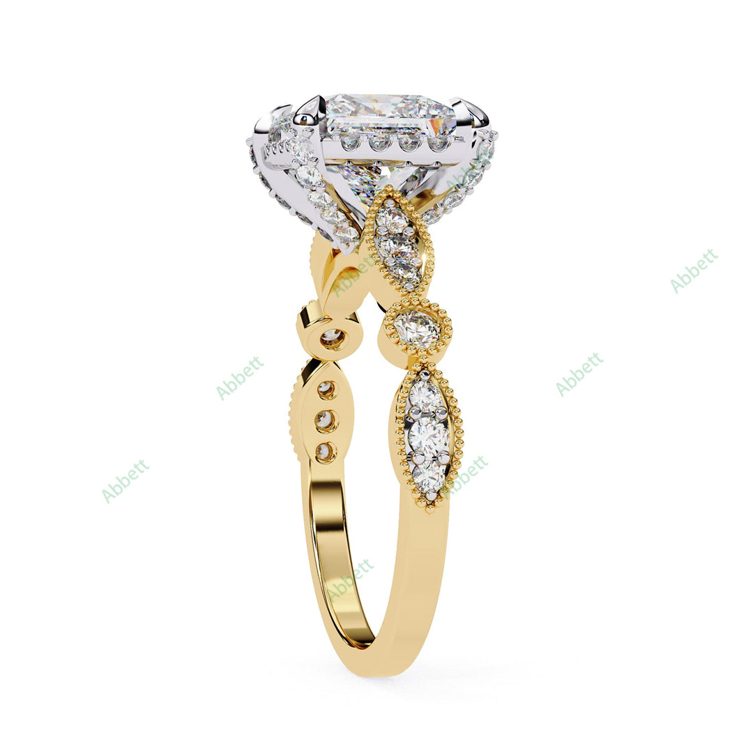 Hidden Accent Engagement Ring ENHI1090