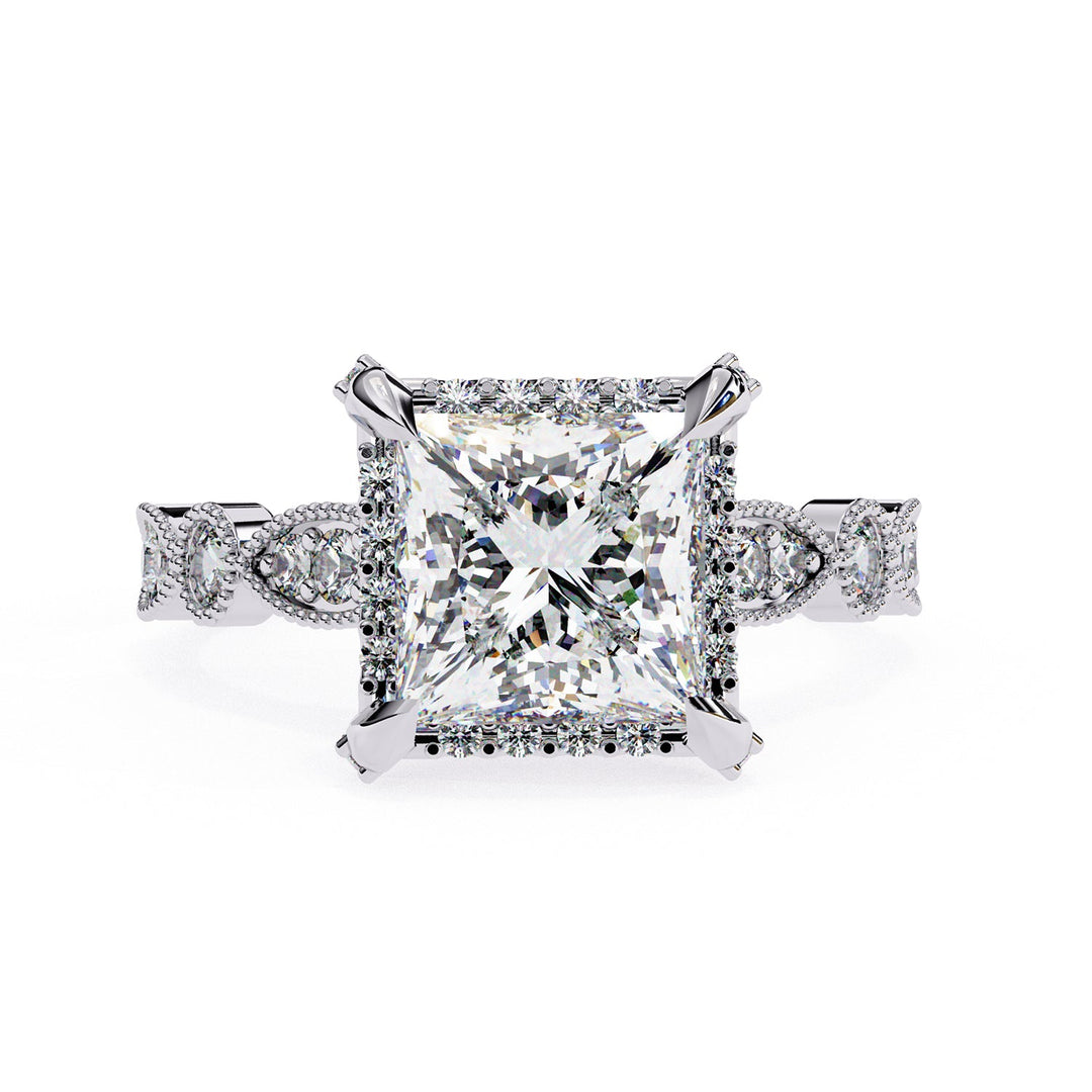 Hidden Accent Engagement Ring ENHI1090