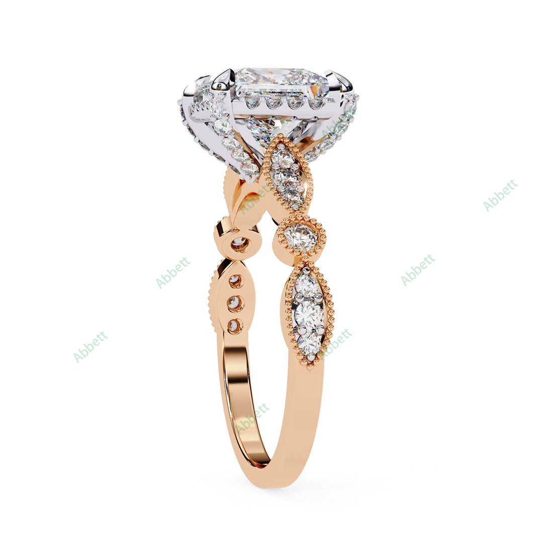 Hidden Accent Engagement Ring ENHI1090