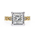 Load image into Gallery viewer, Hidden Accent Engagement Ring ENHI1090
